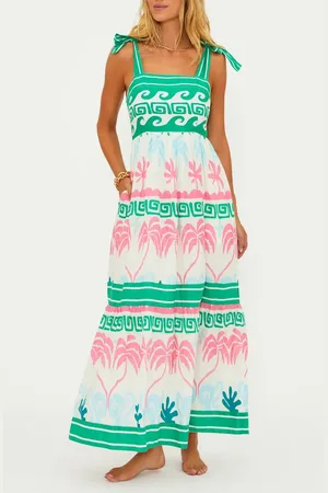 Beach Riot Cami Print Cover-Up Maxi Sundress in at Nordstrom, Size Large