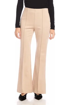 Fifteen Twenty Ellie Pintuck Bootcut Faux Suede Pants in at Nordstrom, Size Medium
