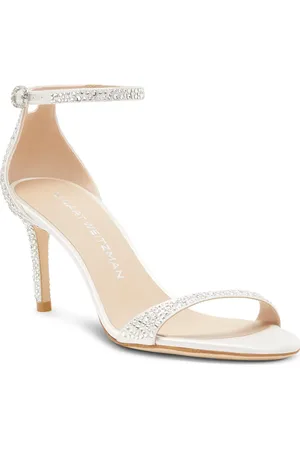 Stuart Weitzman Nudist Shine 75 Sandal in at Nordstrom, Size 9.5