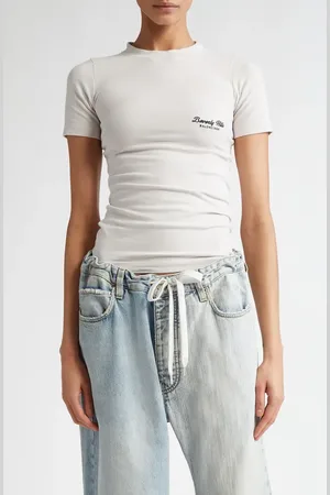 Balenciaga Logo Fitted Stretch Cotton T-Shirt in at Nordstrom, Size X-Small