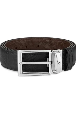 Montblanc Trapeze Reversible Leather Belt in at Nordstrom