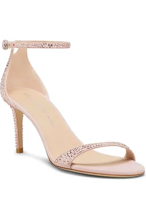 Stuart Weitzman Nudist Shine 75 Sandal in at Nordstrom, Size 6.5