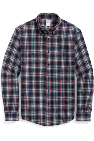 Brooks Brothers Plaid Cotton Button-Down Work Shirt in at Nordstrom, Size Medium
