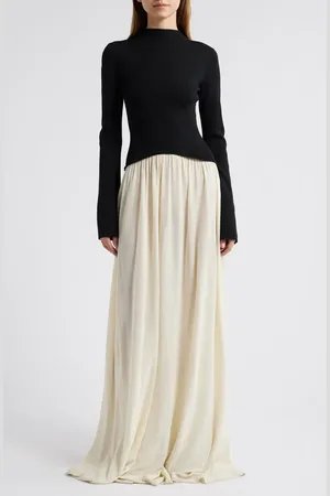 Solid The Soglio Long Sleeve Maxi Dress in at Nordstrom, Size Small