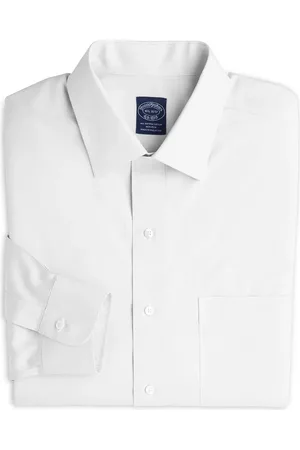 Brooks Brothers Pinpoint Stretch Dress Shirt in at Nordstrom, Size 17.5 - 36