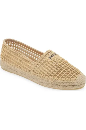 Prada Woven Raffia Espadrille in at Nordstrom, Size 5Us