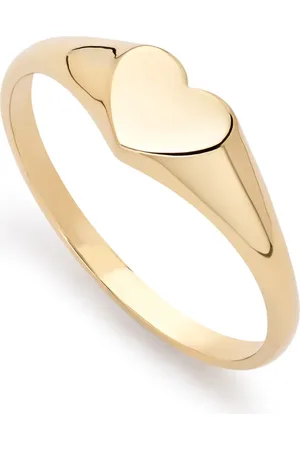 Ana Luisa Solid Yellow - Heart Signet Ring at Nordstrom, Size 5
