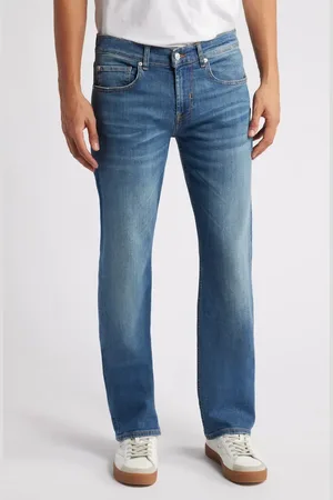 7 for all Mankind Brett Straight Leg Jeans in at Nordstrom, Size 40