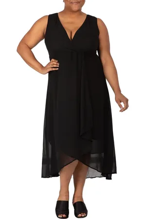 Standards & Practices Faux Wrap Midi Dress in at Nordstrom, Size 1X