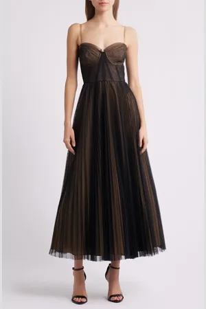 Hutch Corset Pleated Maxi Dress in at Nordstrom, Size 2