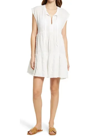 Robin Piccone Fiona Flouncy Cover-Up Dress in at Nordstrom, Size X-Small