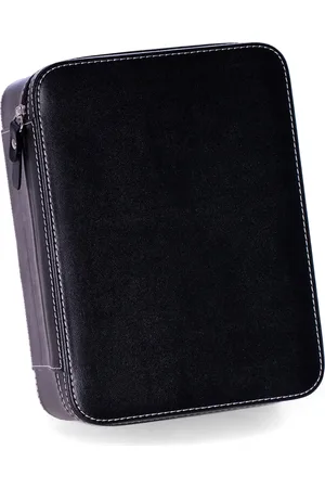 Bey-berk Drake Leather Watch & Accessory Case in at Nordstrom