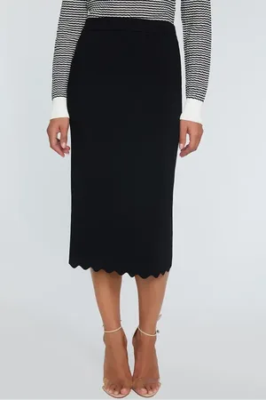 ELIE TAHARI The Serena Midi Sweater Skirt in at Nordstrom, Size Small