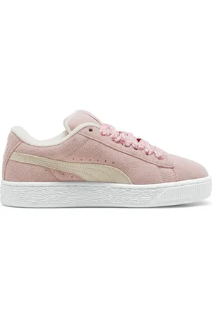 PUMA Suede XL Lace Sneaker in Mauve Mist- White at Nordstrom, Size 7