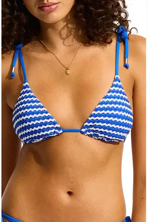 Seafolly Slider Triangle Bikini Top in at Nordstrom, Size 12 Us