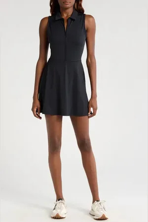 Travis Mathew Move Half-Zip Sleeveless Dress in at Nordstrom, Size Large
