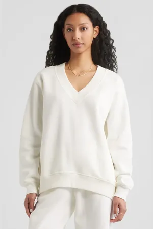 BP. Oversize V-Neck Sweatshirt in at Nordstrom, Size X-Small