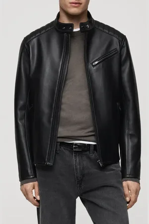 MANGO Faux Leather Biker Jacket in at Nordstrom, Size X-Small