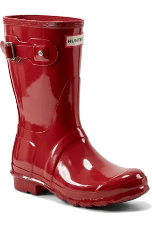 Hunter Original Tour Short Gloss Packable Rain Boot in at Nordstrom, Size 8