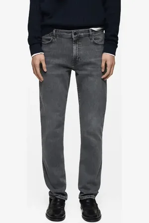 MANGO Patrick Slim Fit Ultra Soft Touch Stretch Denim Jeans in at Nordstrom, Size 34