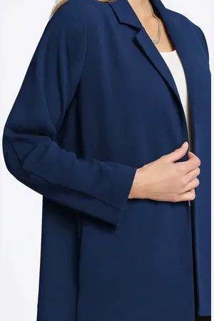 Foxcroft Morgan Crepe Knit Blazer in at Nordstrom, Size Large