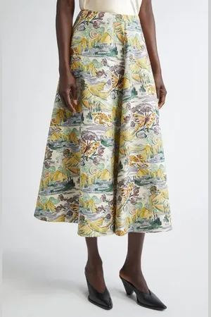 Altuzarra Varda Print A-Line Skirt in at Nordstrom, Size 14 Us