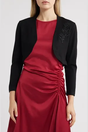 Kay Unger Kelly Embellished Cardigan in at Nordstrom, Size Medium