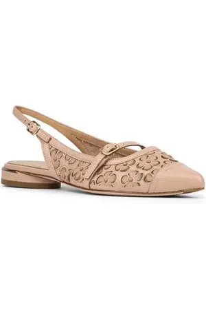 Donald Pliner Pointed Toe Slingback Flat in at Nordstrom, Size 6.5