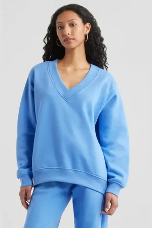 BP. Oversize V-Neck Sweatshirt in at Nordstrom, Size Small