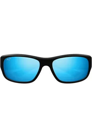 Maui Jim Mauklele 64mm PolarizedPlus2?? Wraparound Rectangular Sunglasses in at Nordstrom