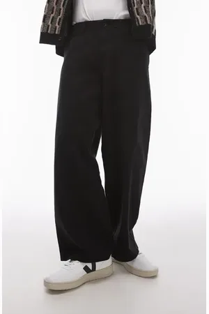 Topman Wide Leg Twill Pants in at Nordstrom, Size 32 X 32