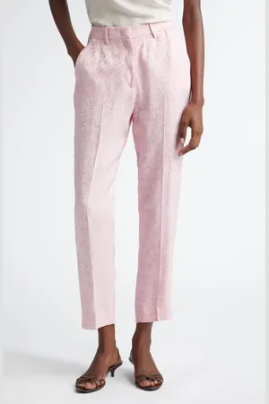 Etro Paisley Jacquard Ankle Straight Leg Pants in at Nordstrom, Size 2 Us