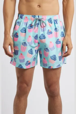 BOARDIES Celebrations Cupcake Print Mid Length Swim Trunks in at Nordstrom, Size Large