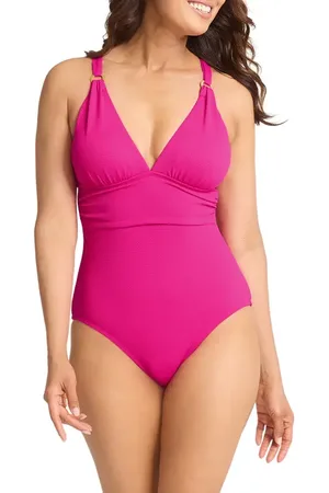 Tommy Bahama Island Cays Strappy One-Piece Swimsuit in at Nordstrom, Size 16