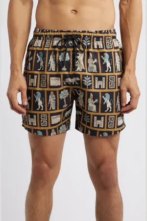 BOARDIES Mesopotamia Premium Mid Length Swim Trunks in at Nordstrom, Size Large