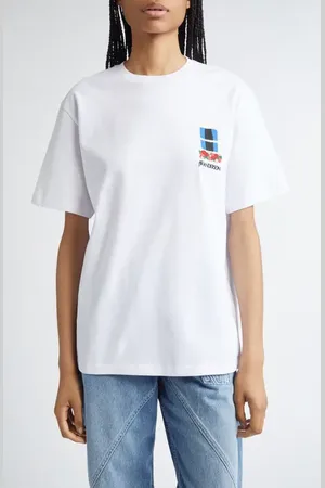 J.W.Anderson Window Embroidered Cotton T-Shirt in at Nordstrom, Size X-Small
