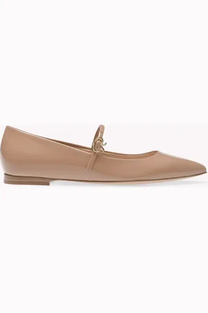 Gianvito Rossi Ribbon Jane Ballerina in at Nordstrom, Size 36