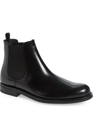 Prada Formale Spazzolato Chelsea Boot in at Nordstrom, Size 8Us