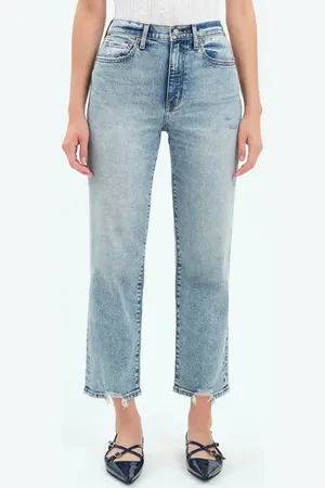Danny Daze Straight Up Crop Jeans in at Nordstrom, Size 24