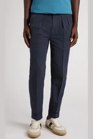Tom Ford Pleated Cotton Gabardine Chinos in at Nordstrom, Size 36
