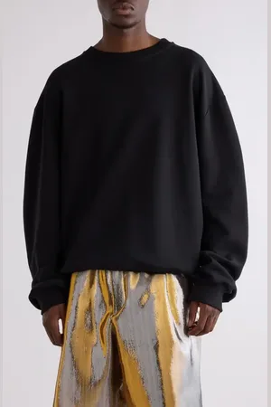 DRIES VAN NOTEN Harson Back Zip Cotton Sweater in at Nordstrom, Size X-Large
