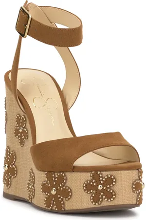 Jessica Simpson Kamindi Ankle Strap Platform Sandal in at Nordstrom, Size 12