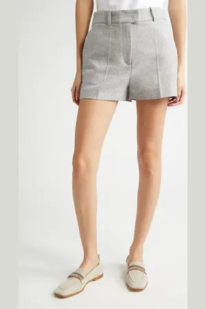 ELEVENTY Shimmer Twill Shorts in at Nordstrom, Size 0 Us