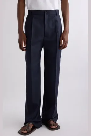 DRIES VAN NOTEN Penrud Pinstripe Pleated Wool Trousers in at Nordstrom, Size 38 Us
