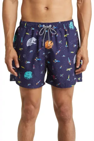 BOARDIES Rockets Mid Length Swim Trunks in at Nordstrom, Size Large