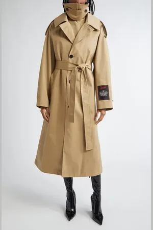 Jean Paul Gaultier The Deconstructed Twill Trench Coat in at Nordstrom, Size 0 Us