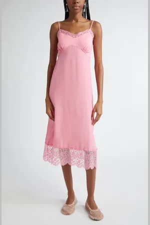 Simone Rocha Lace Trim Slipdress in at Nordstrom, Size 0 Us