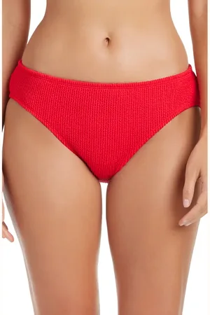 Rod Beattie Pucker Up Seersucker Hipster Bikini Bottoms in at Nordstrom, Size 4