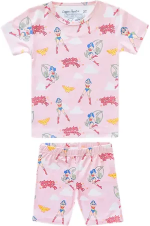COPPER PEARL Fitted Two-Piece Short Pajamas at Nordstrom, Size 12M