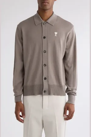 Ami Ami de Coeur Wool Cardigan in at Nordstrom, Size Medium
